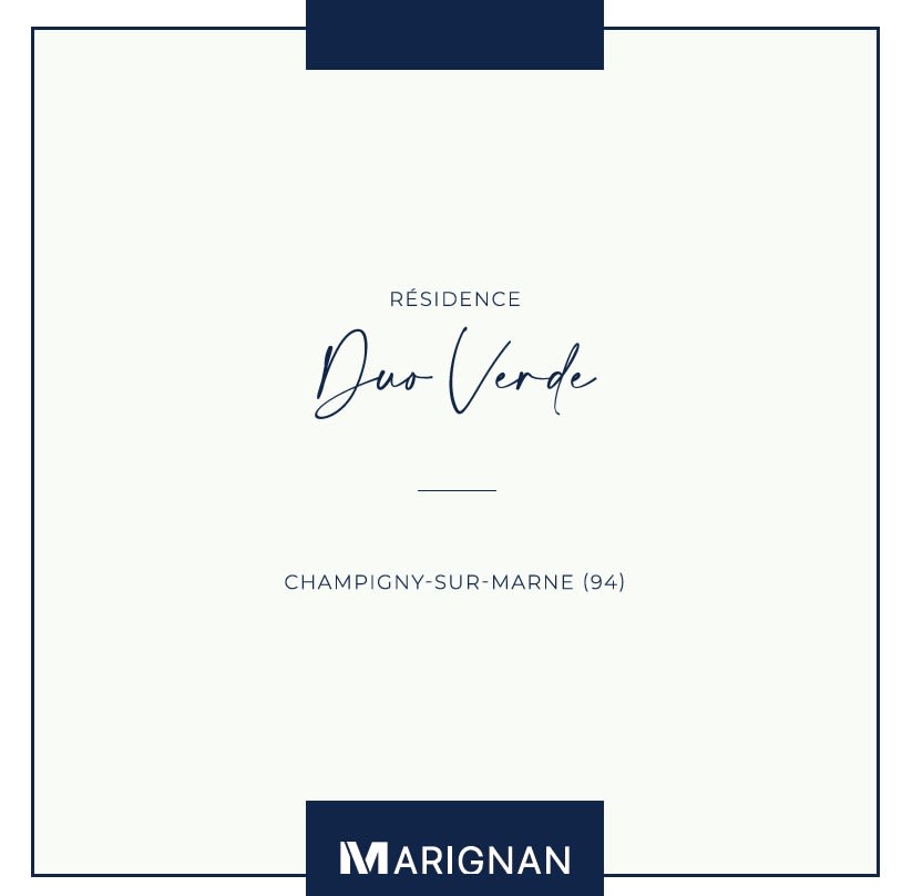 Programme immobilier Duo Verde à Champigny-sur-Marne