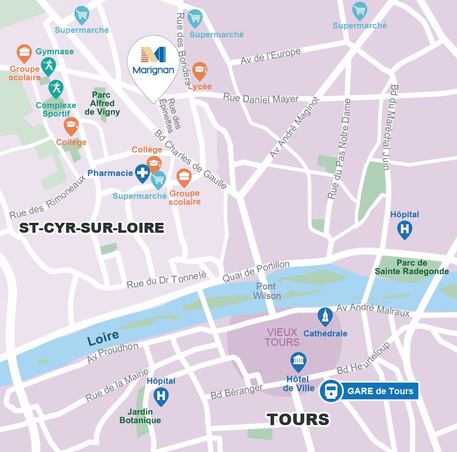 Programme immobilier La Saint-Cyrienne à Saint-Cyr-sur-Loire