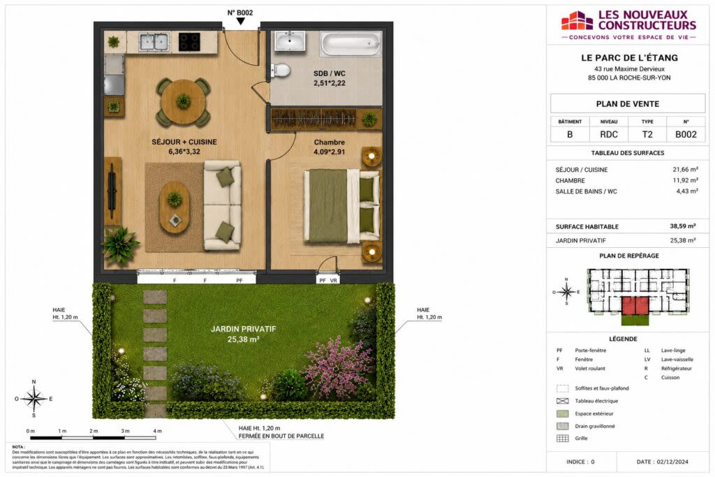 Programme immobilier Le Parc de l'Etang à La Roche-sur-Yon