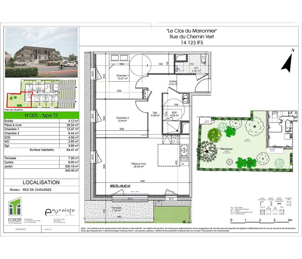 Programme immobilier Le Clos du Marronnier à Ifs
