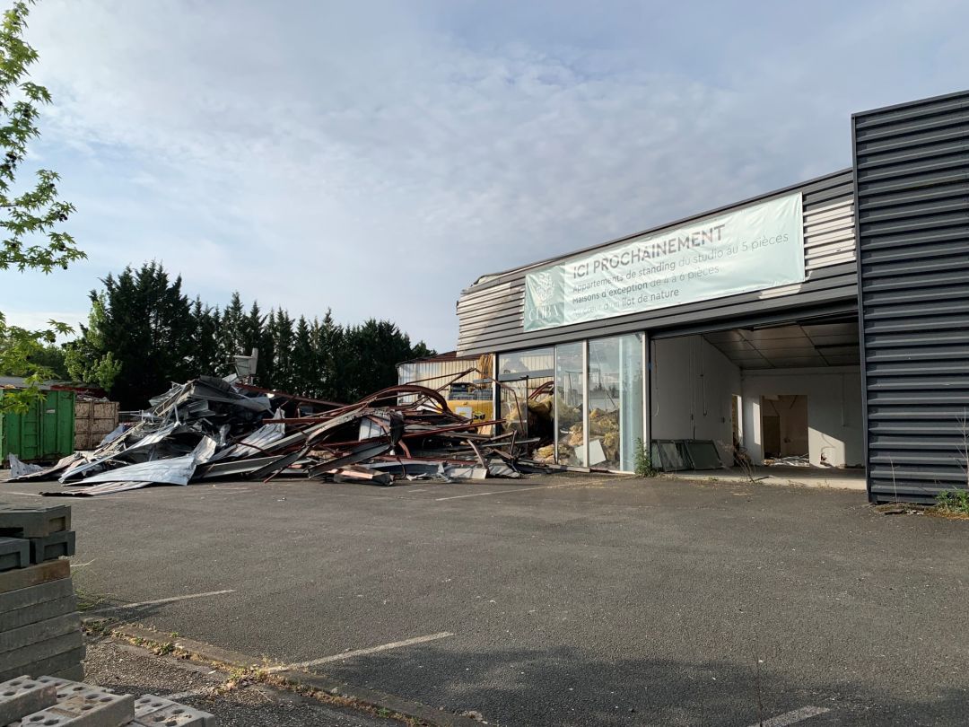 CEIBA: Démolition  en cours