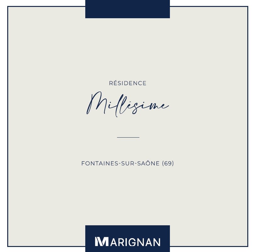 Programme immobilier Millésime à Fontaines-sur-Saône