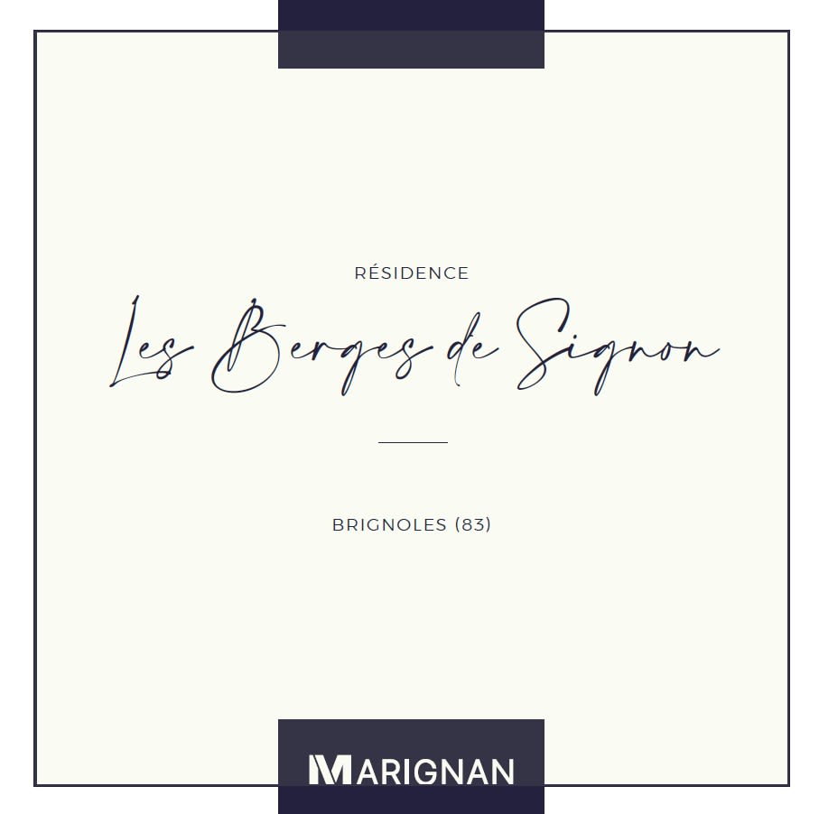 Programme immobilier Les Berges de Signon à Brignoles