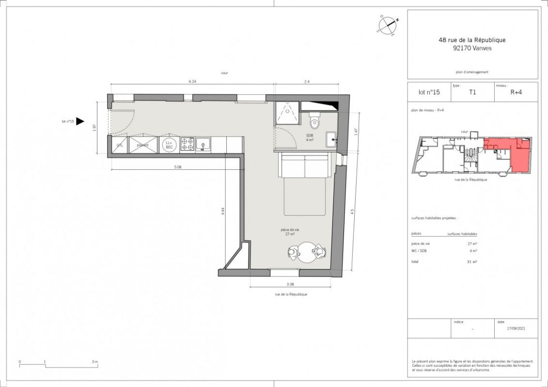 Programme immobilier 48 rue de la République à Vanves