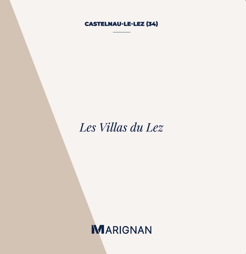 Programme immobilier Les Villas du Lez à Castelnau-le-Lez