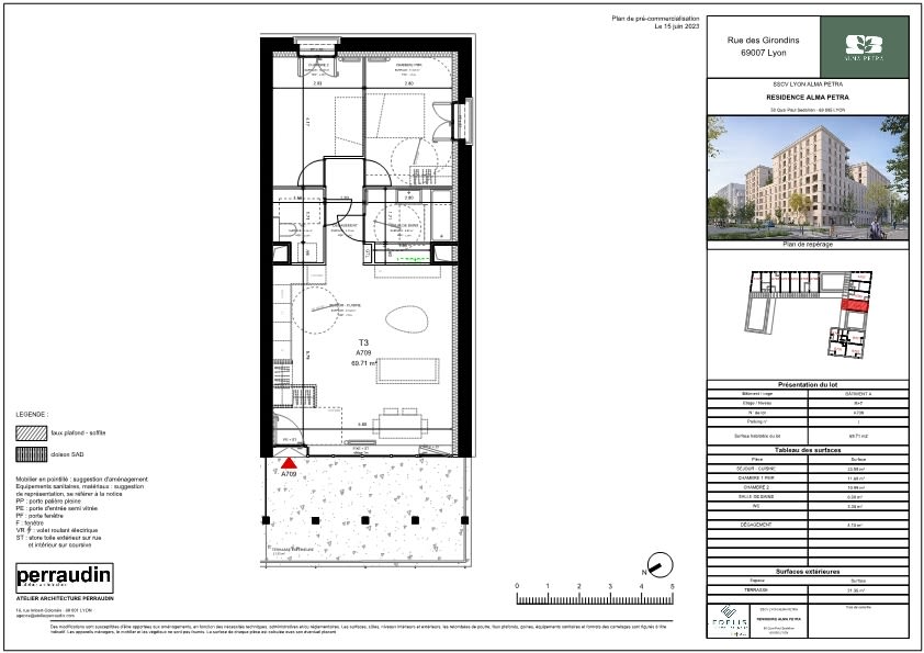 Programme immobilier Alma Petra à Lyon 7e Arrondissement