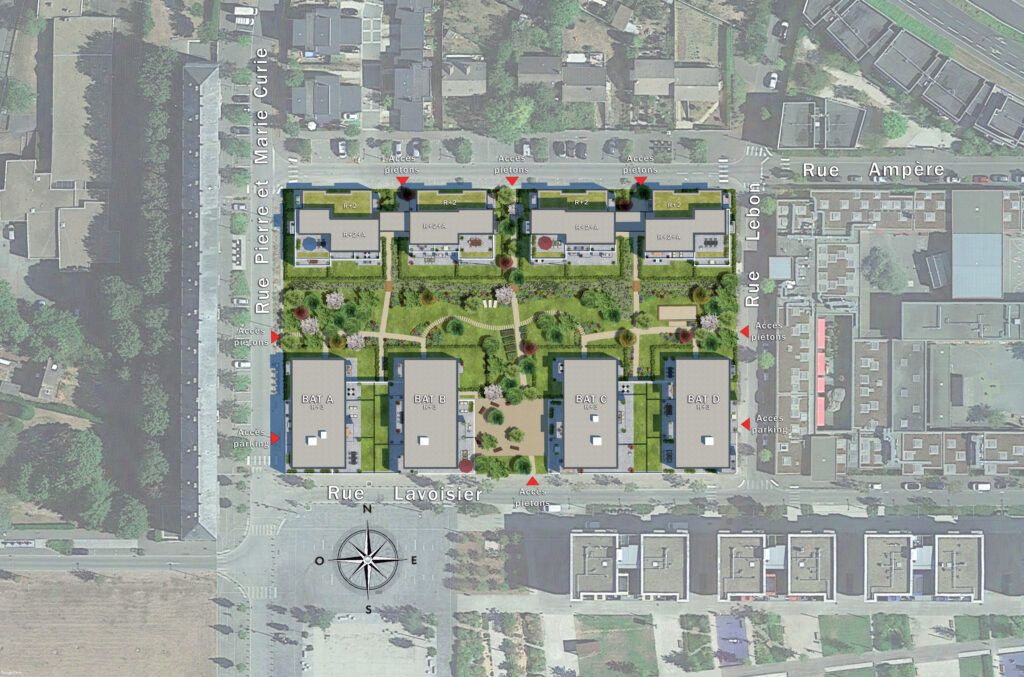 Programme immobilier Les Jardins d'Henri IV à Chartres