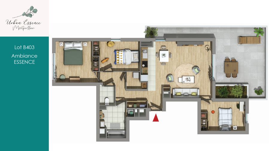 Programme immobilier URBAN ESSENCE - BAT A à Montpellier