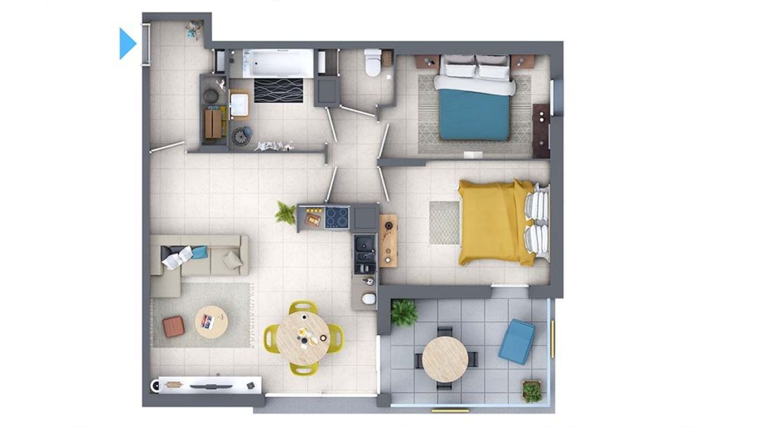 Programme immobilier COEUR BALZAC à Villeurbanne