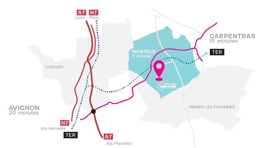 Programme immobilier Les Jardins Harmonia à Monteux