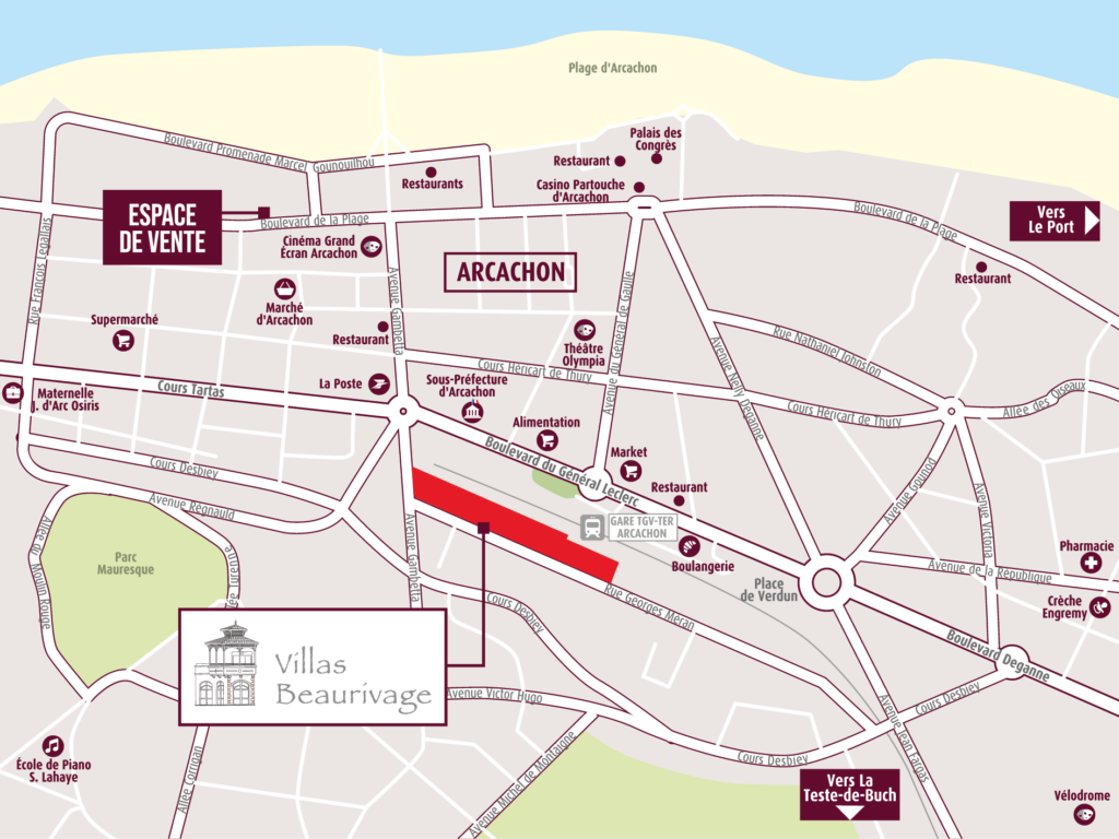 Programme immobilier Villas Beaurivage à Arcachon