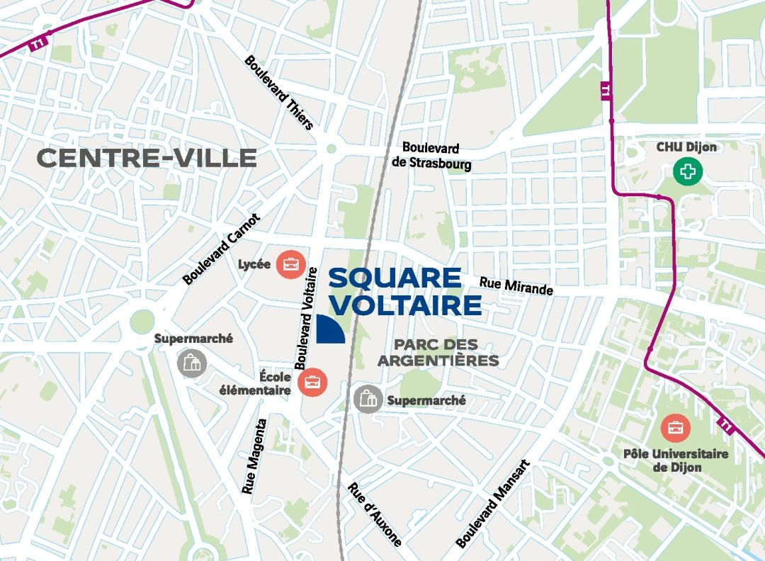 Programme neuf à Dijon : 2 appartements dès 343 600 € — photo 3