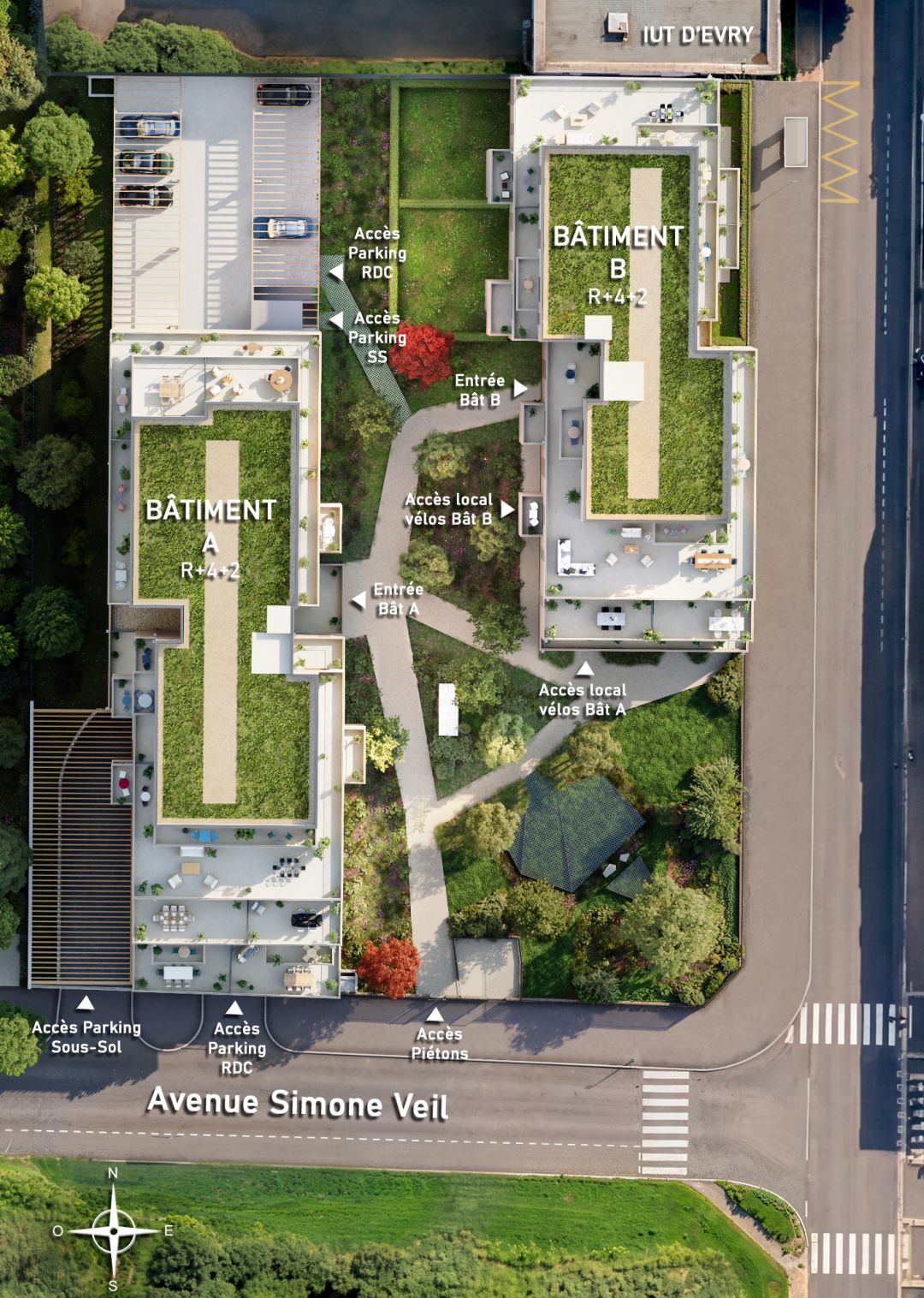 Programme immobilier Les Terrasses du Parc à Évry-Courcouronnes