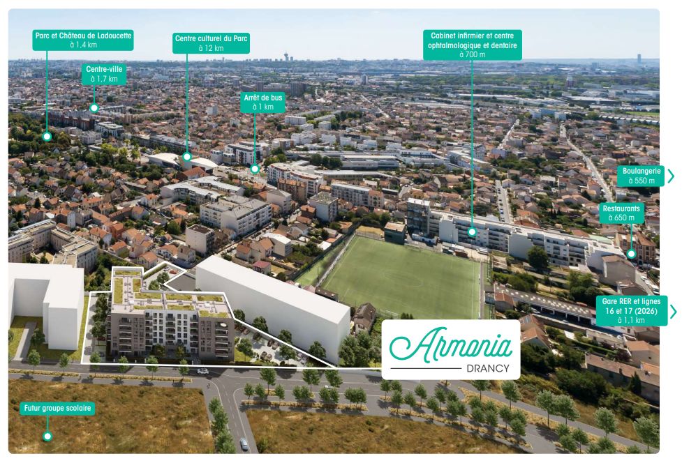 Programme immobilier RÉSIDENCE ARMONIA - DRANCY à Drancy