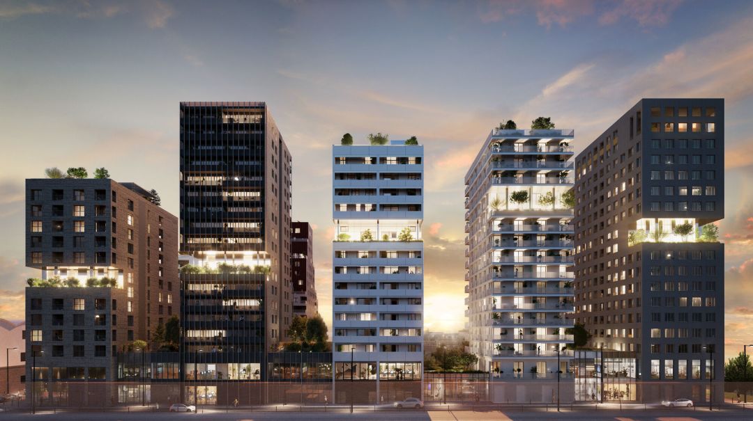Programme immobilier Les Lumières Pleyel "Hydra" à Saint-Denis