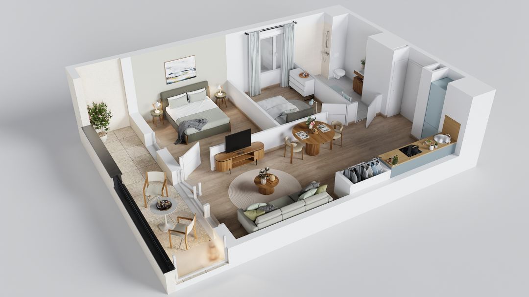 Programme neuf à Le Mans : 92 appartements dès 119 038 € — photo 3