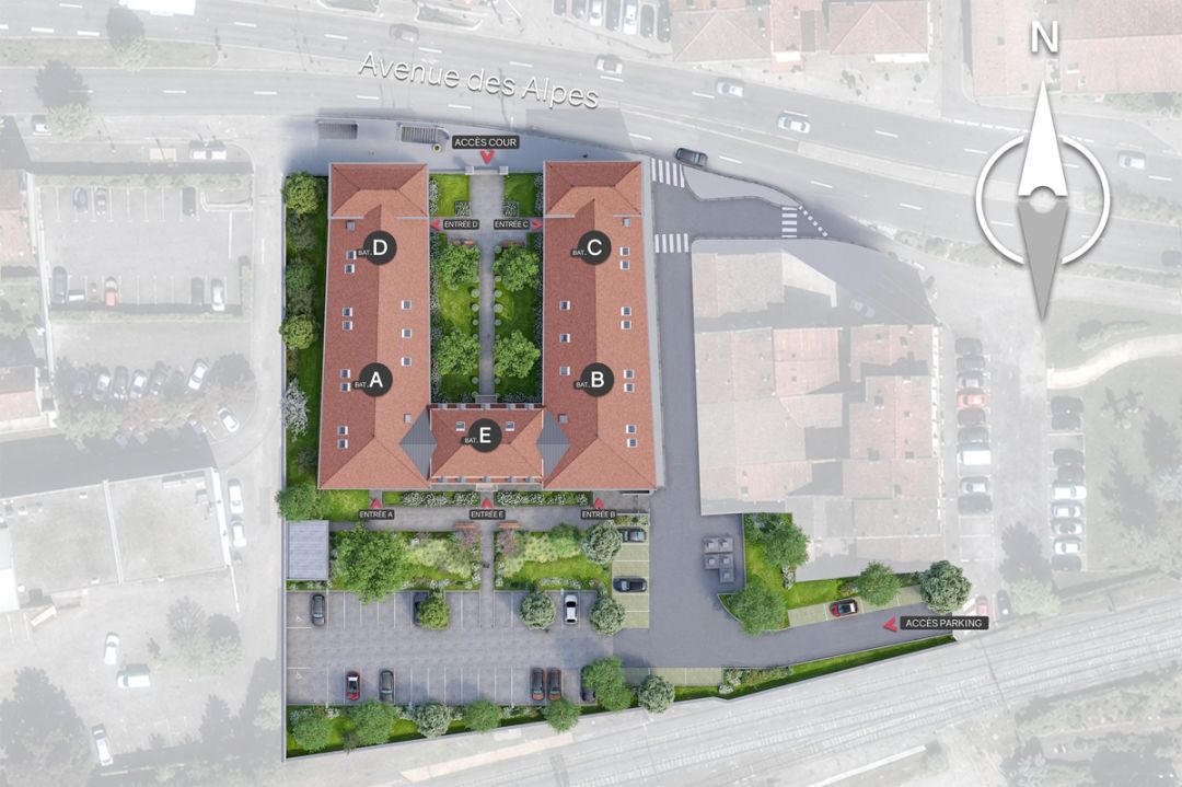 Programme neuf à Bourgoin-Jallieu : 40 appartements dès 105 600 €