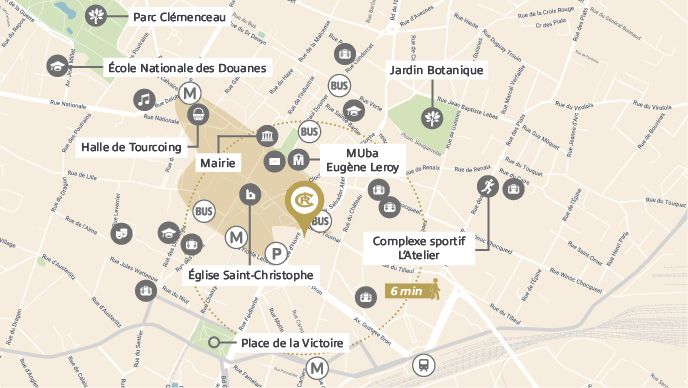LILLE-TOURCOING : Couvent de Havré