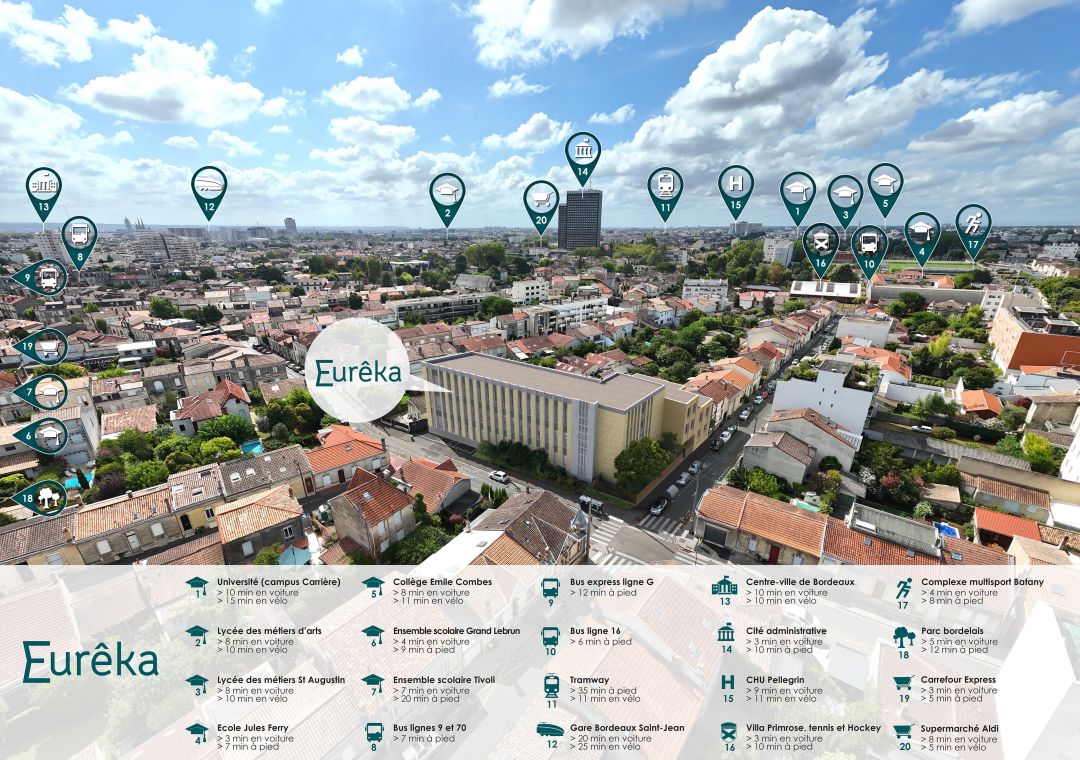 Programme immobilier EURÊKA à Bordeaux