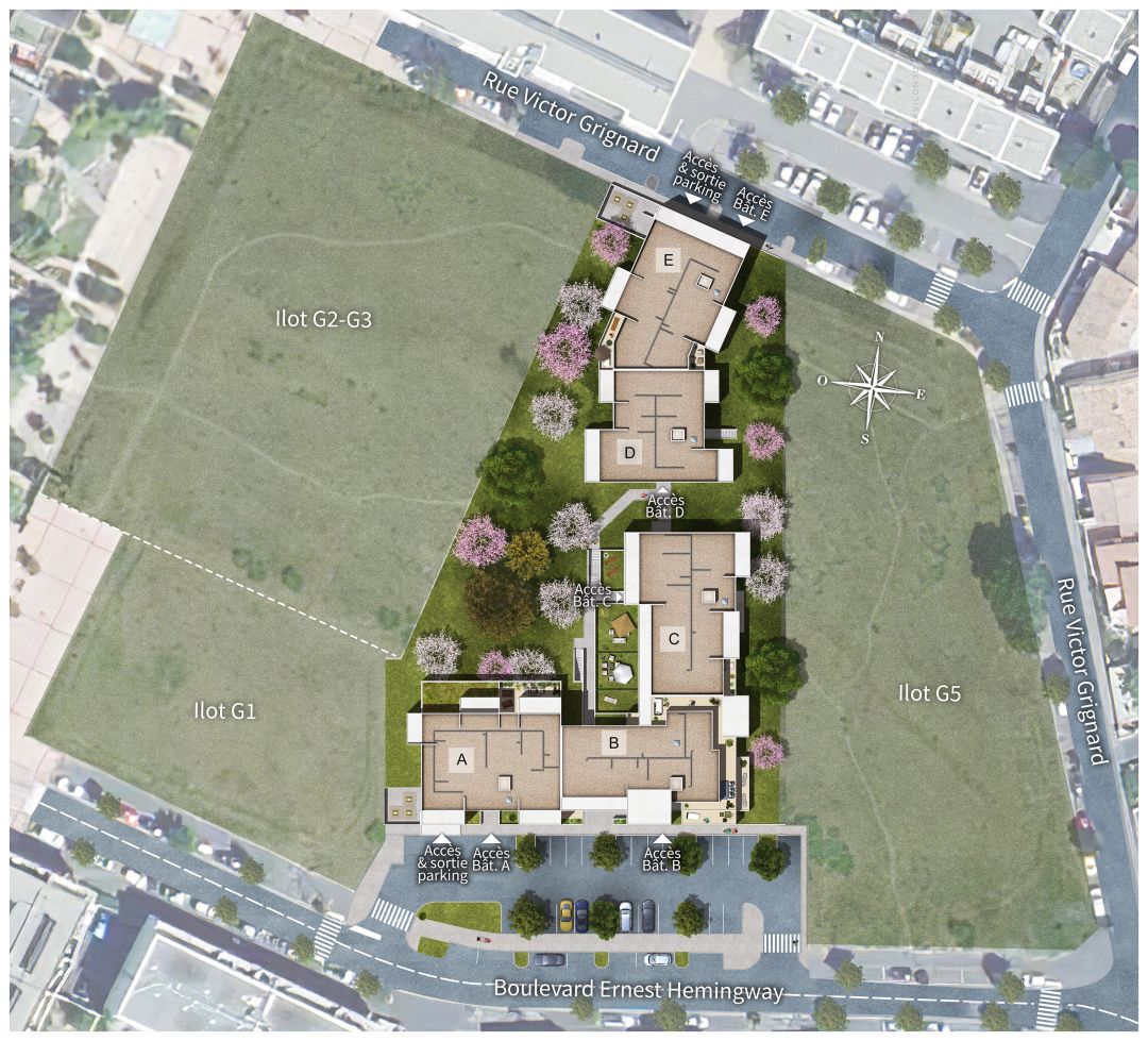 Programme immobilier Les CINQ SENS à Béziers