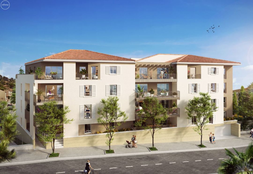 Programme neuf à Hyères : 1 appartements dès 223 299 €