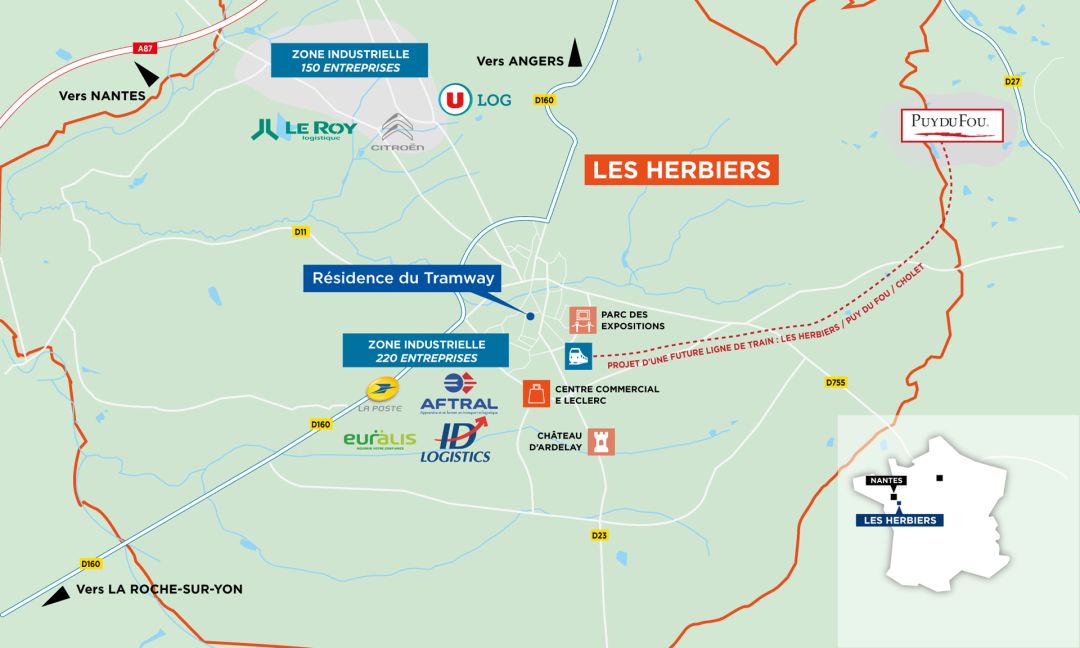 Programme immobilier RÉSIDENCE DU TRAMWAY à Les Herbiers