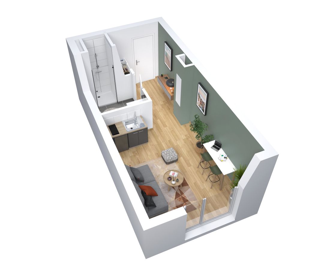 Programme neuf à Niort : 332 appartements dès 102 800 € — photo 4