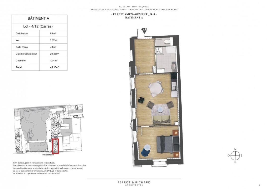 Programme immobilier Pavillon Montesquiou à Versailles