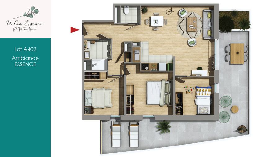 Programme immobilier URBAN ESSENCE - BAT A à Montpellier