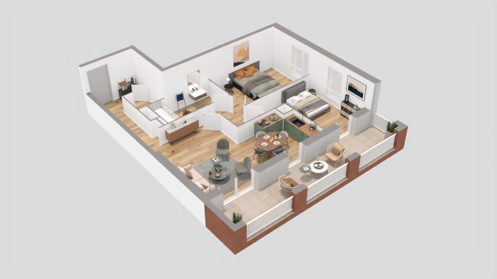 Programme immobilier Les Jardins d'Henri IV à Chartres