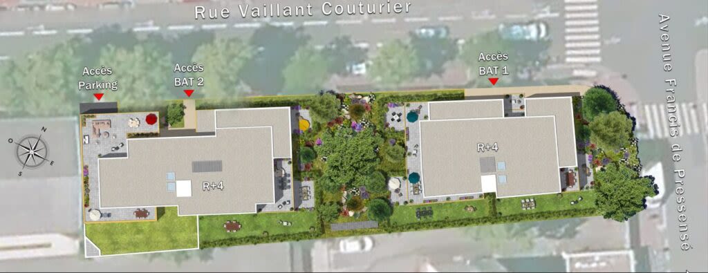 Programme immobilier Patio Pressensé à Vénissieux