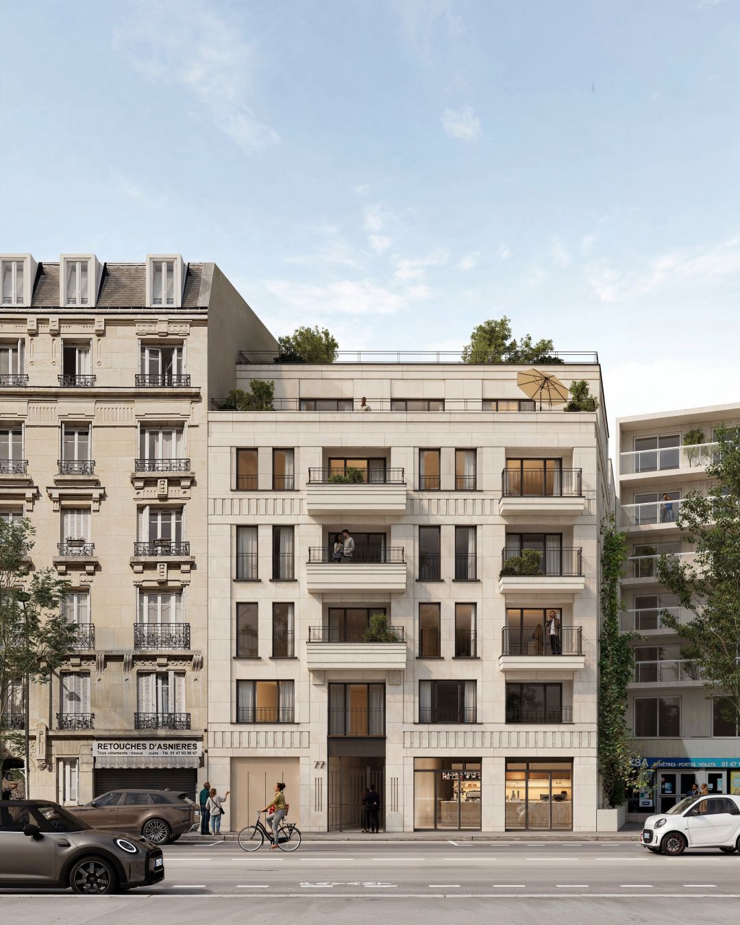 Programme neuf à Asnières-sur-Seine : 14 appartements dès 314 000 € — photo 2