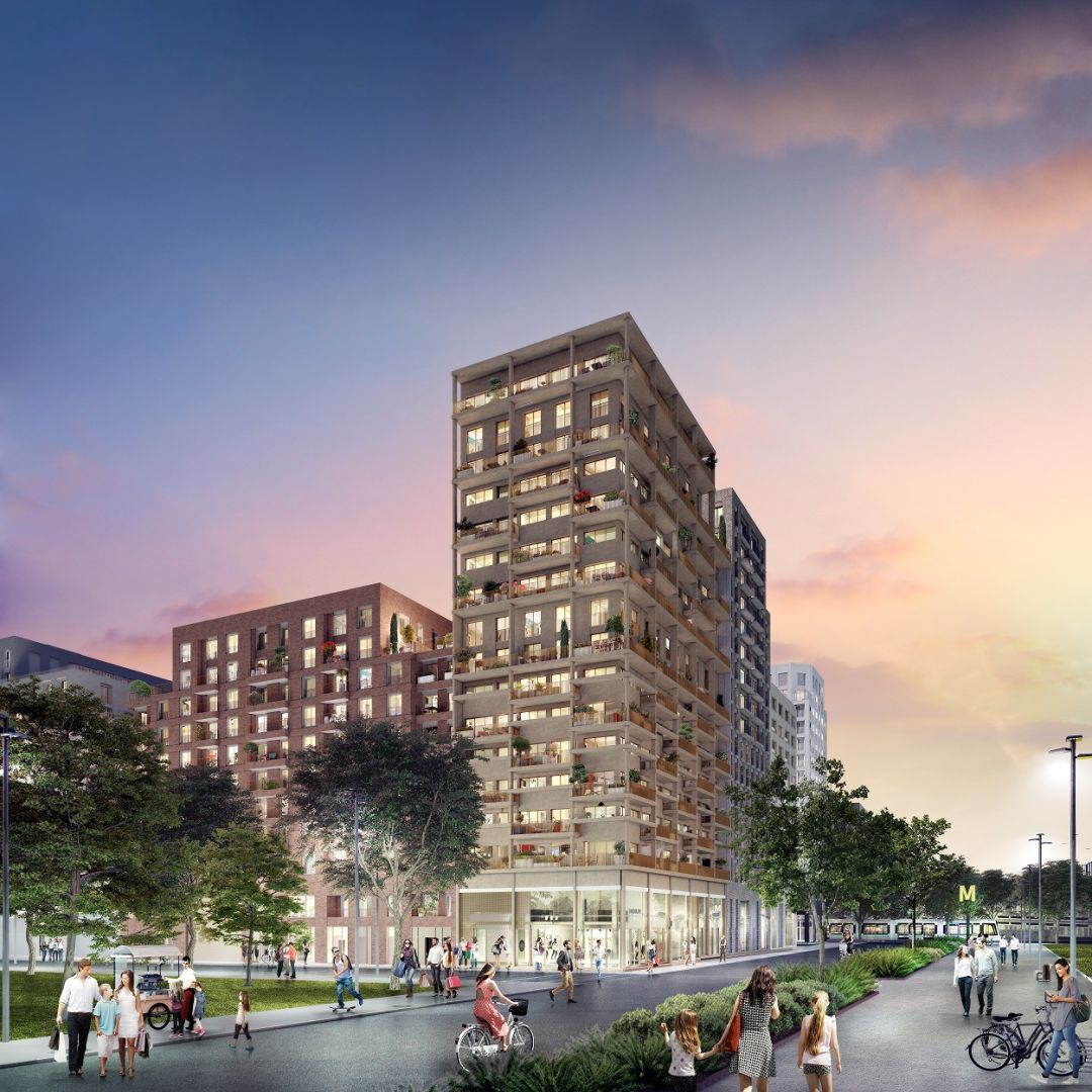 Programme immobilier Coeur de ville {Hall Plaza & Lumin} à Bobigny