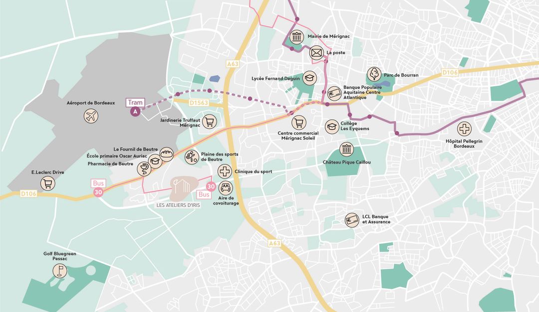 Programme immobilier Les Ateliers d'Iris à Mérignac