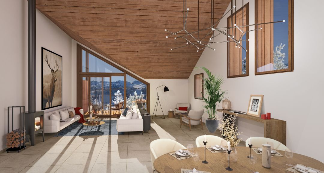 Programme immobilier Les Chalets de FORTVILLE /BRIANCON-SERRE CHEVALIER (05) à Briançon
