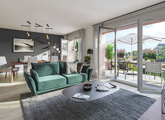 Programme neuf à Amiens : 2 appartements dès 211 500 € — photo 2