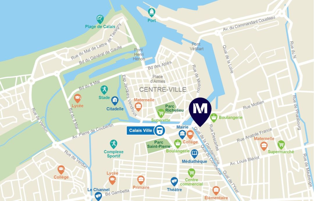 Programme immobilier Le Quai des six à Calais