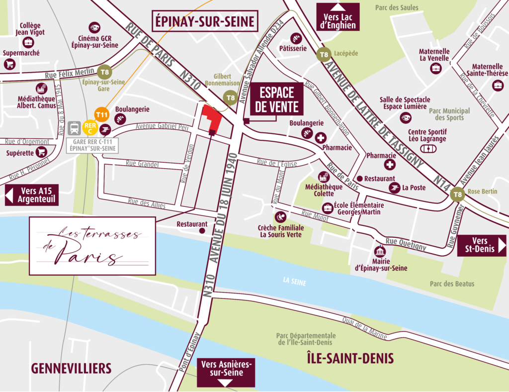 Programme immobilier Les Terrasses de Paris à Épinay-sur-Seine