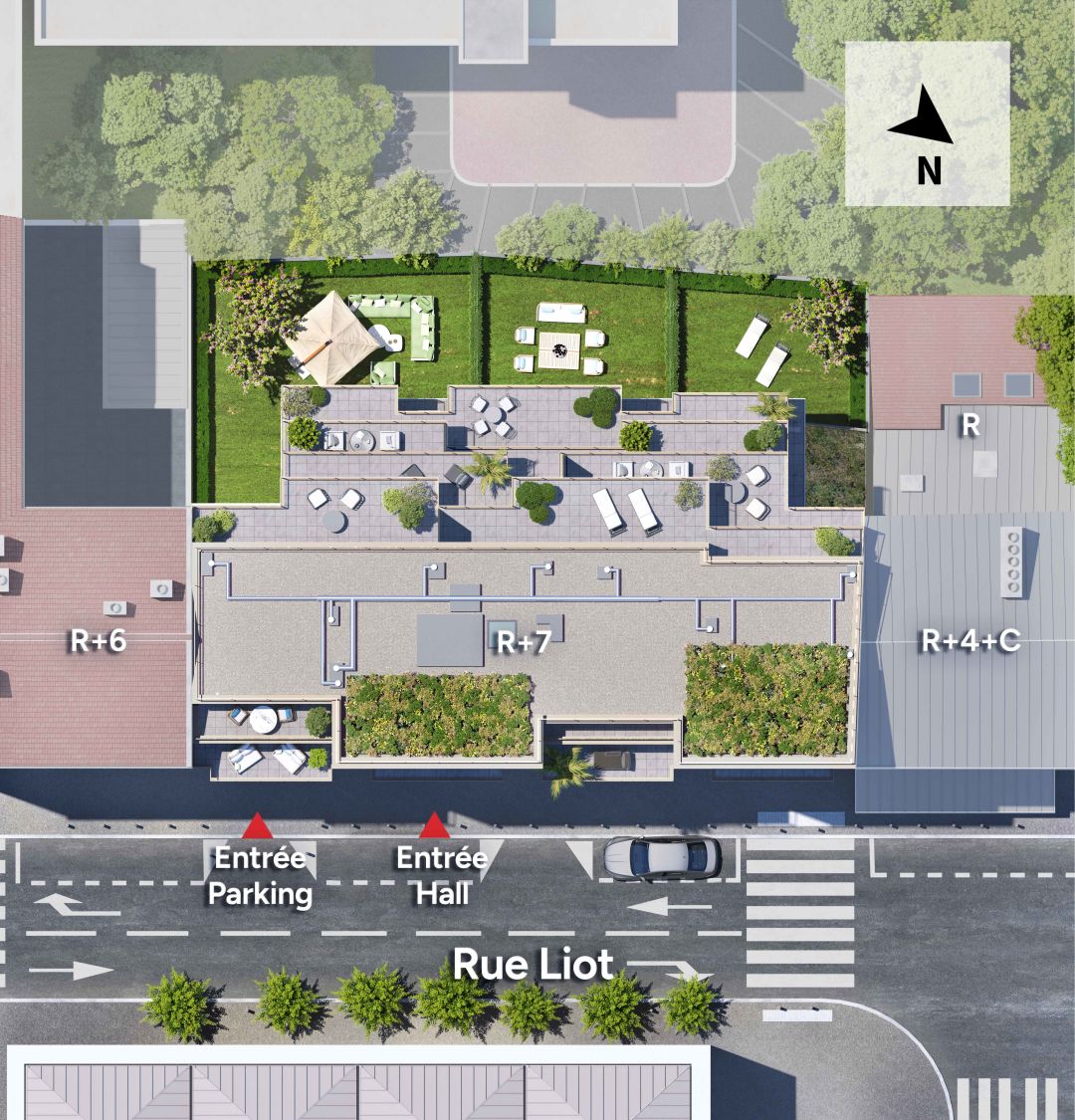 Programme immobilier LES TERRASSES DU MARCHE à Boulogne-Billancourt