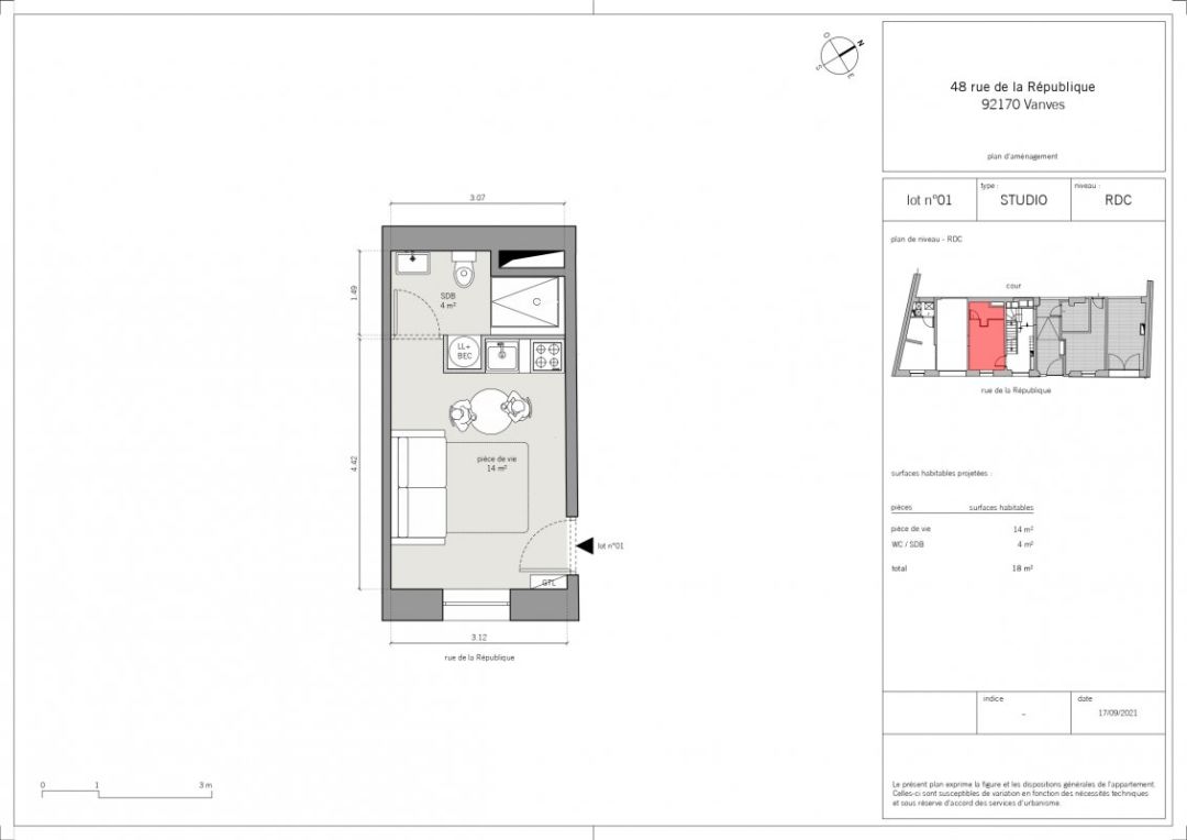 Programme immobilier 48 rue de la République à Vanves