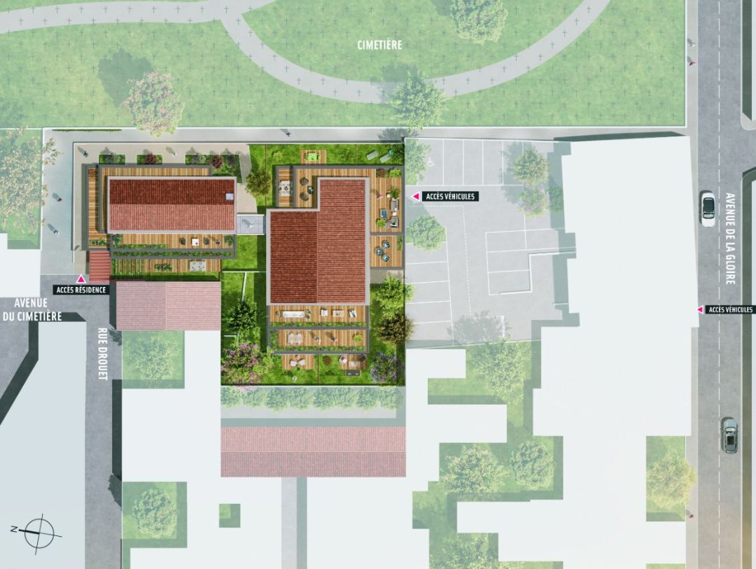 Programme immobilier Allée Gloria à Toulouse