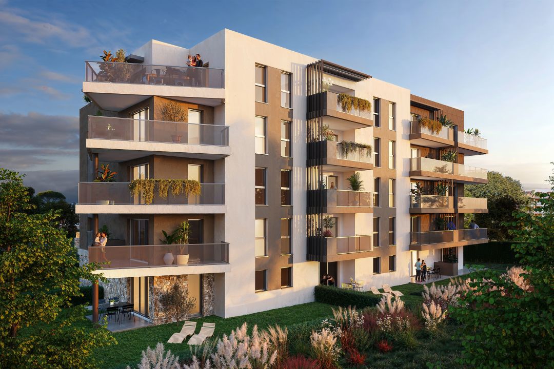 Programme neuf à Antibes : 3 appartements dès 192 400 € — photo 1