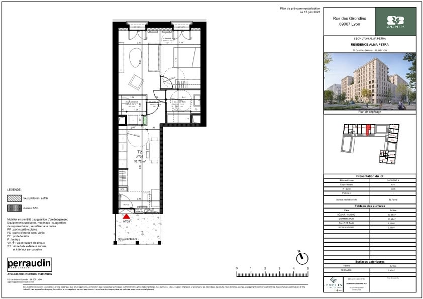 Programme immobilier Alma Petra à Lyon 7e Arrondissement