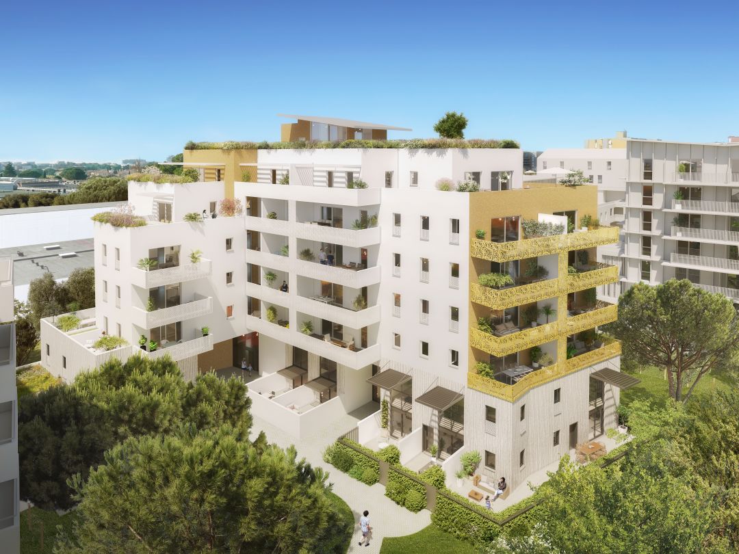 Programme immobilier LES HAUTS DE JAUSSERAND - CRESCENDO / BLUE NOTE à Montpellier