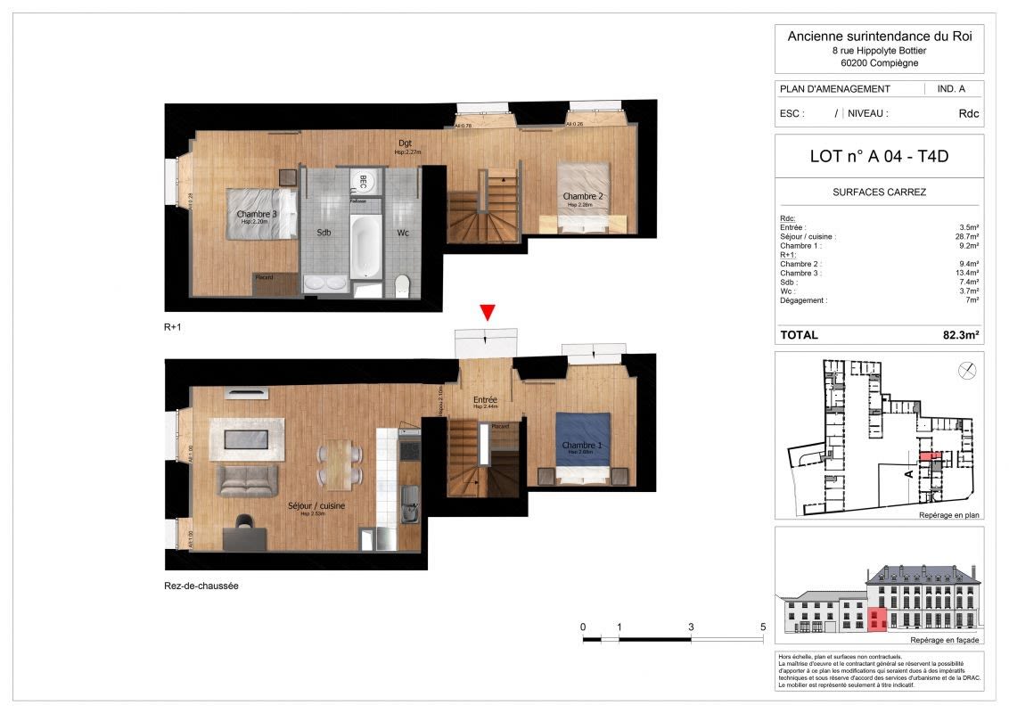 Programme immobilier ANCIENNE SURINTENDANCE DU ROI à Compiègne