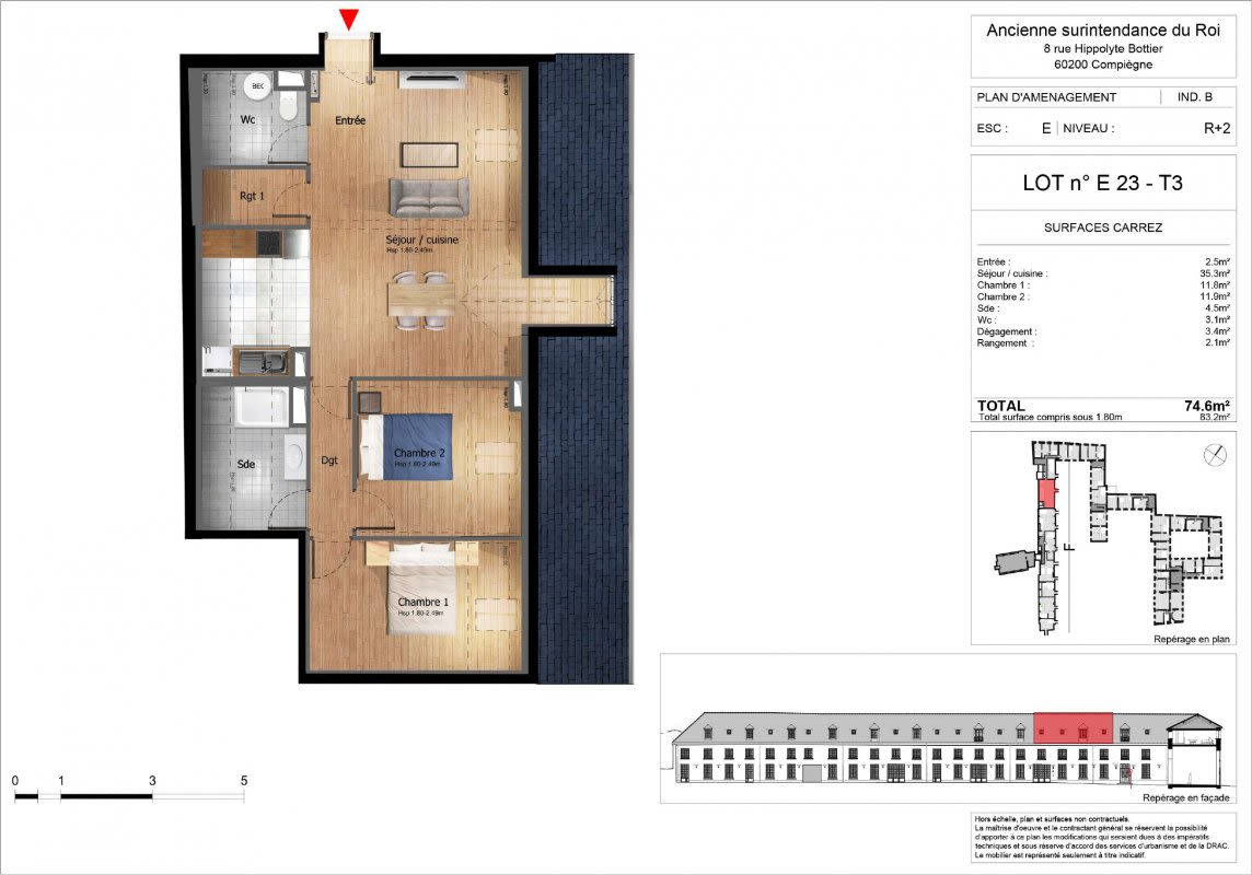 Programme immobilier ANCIENNE SURINTENDANCE DU ROI à Compiègne