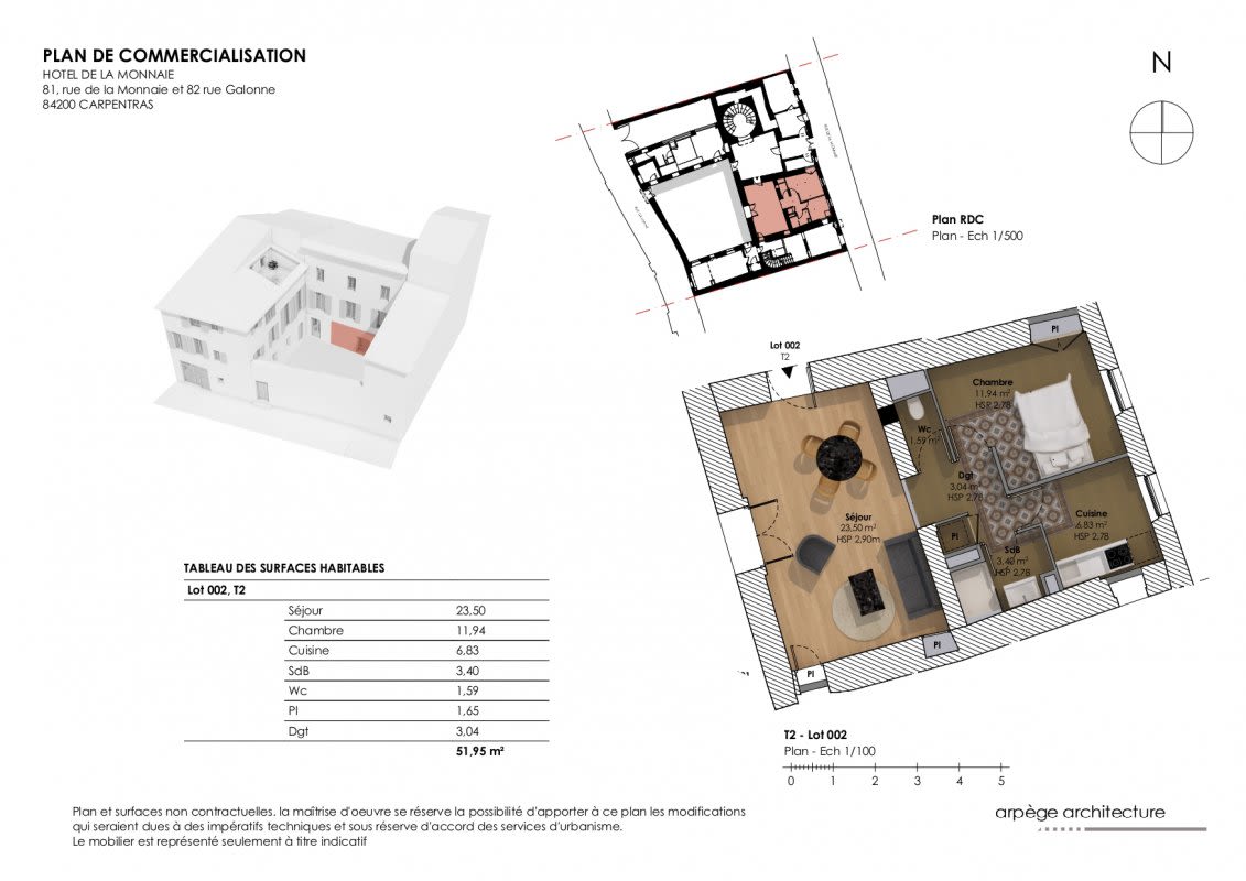 Programme immobilier Hôtel de la Salamandre à Carpentras