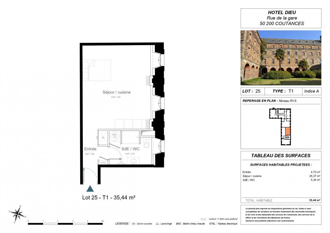 Programme immobilier Ancien Hôtel-Dieu à Coutances