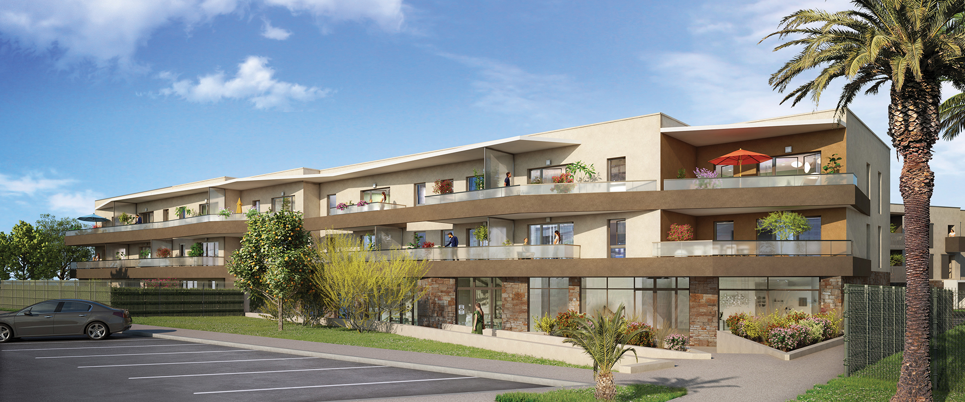 Programme immobilier LES ALLEES ESTEREL - PHASE 2 BATIMENTS E et F à Fréjus