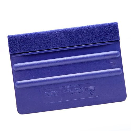 LUXIA Vinyl Squeegee in Blue with Felt edge